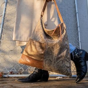 Hobo International Ellah Bag Leather Snakeskin